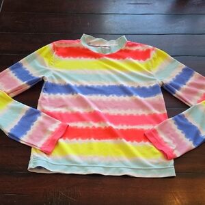 GAP Kids Multicolor Tie-Dye Long Sleeve Rash Guard